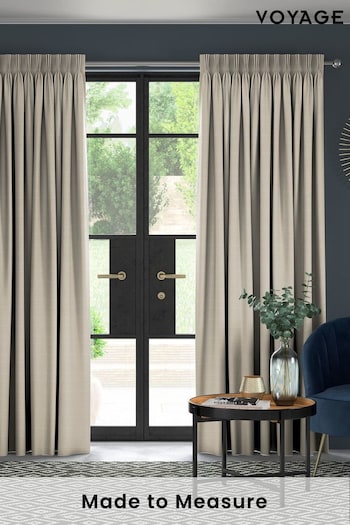 Oyster Natural Voyage Maison Jasper Made To Measure Curtains (397861) | £109