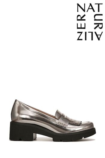 Naturalizer Silver Leather Darcy Loafers (398018) | £135
