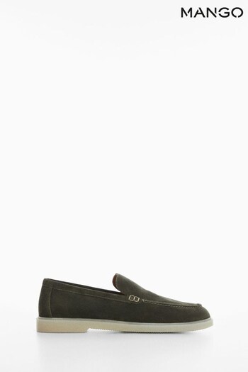 Mango Suede Leather Moccasins Shoes (398134) | £80