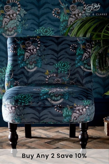 Emma Shipley Blue Lemur Langley Chair (398165) | £550