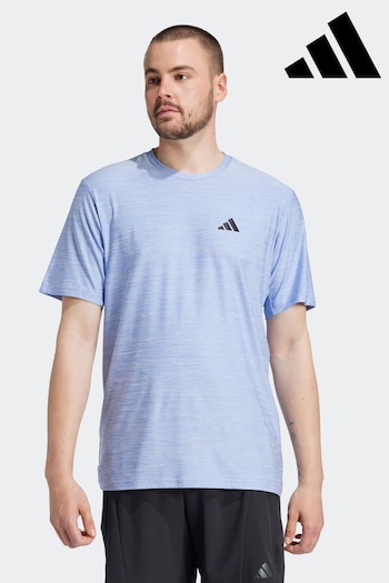 adidas Blue Train Essentials Stretch Training T-Shirt (398587) | £23