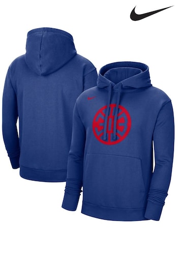 Nike Blue Detroit Pistons Nike Essential Fleece Pullover Hoodie (398795) | £60