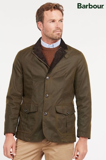 Barbour® Green Winter Lutz Wax Jacket (399320) | £259