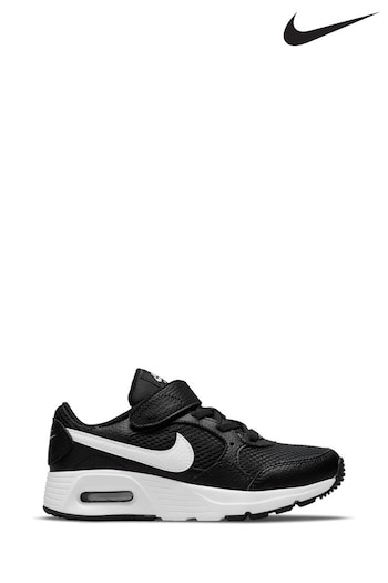 Nike Black/White Nike Air Max SC Junior Trainers (399518) | £45