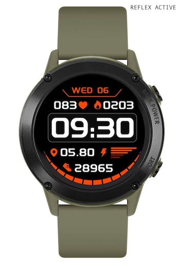 Reflex Active Green Series 18 Smart Watch With Built-In GPS, Full Colour Touch Screen and up to 10 Day Battery Life (399526) | £90