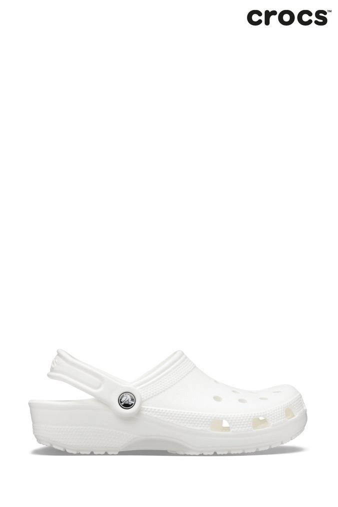 White discount crocs uk