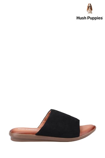 Hush Puppies Krystal Black Mule Sandals (399922) | £65