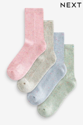 Multi Neppy Cushion Sole Socks 4 Pack (399974) | £12