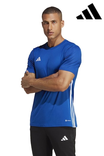 adidas Blue Tabela 23 Jersey T-Shirt (3D7379) | £18