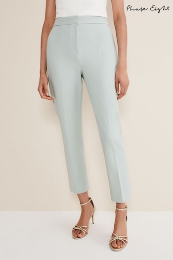 Phase Eight Green Eira Cigarette Trousers (400412) | £110