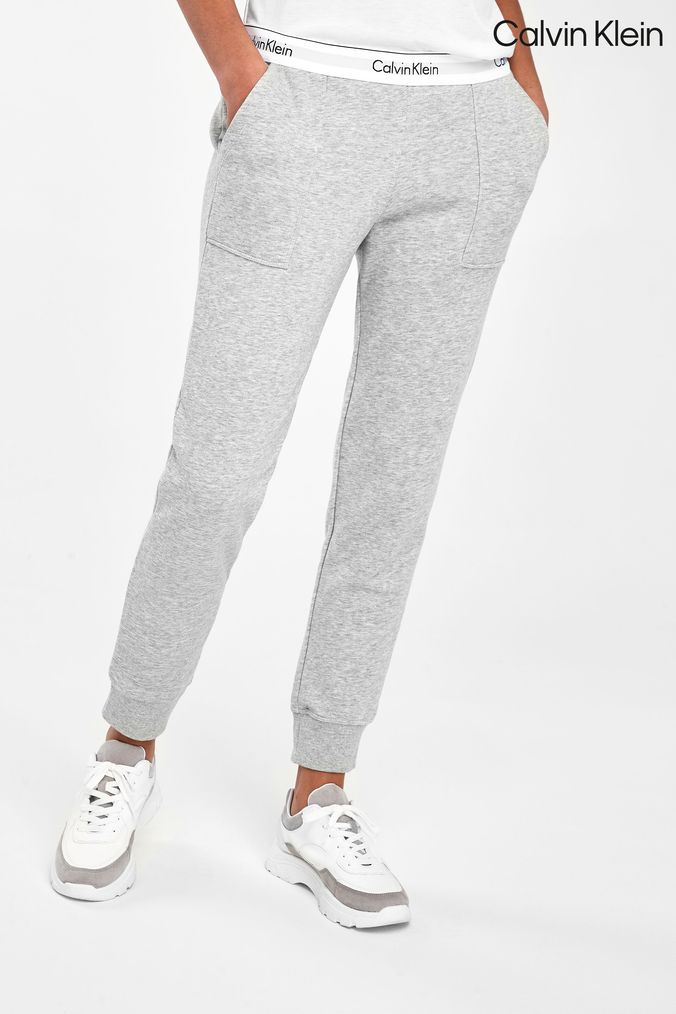 Grey calvin klein joggers outlet womens