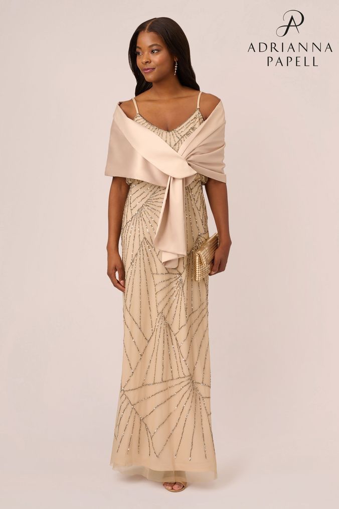 Adrianna papell on sale evening wraps