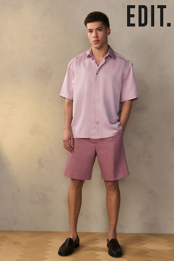 Pink EDIT Slouchy Style Suit shorts prada (401200) | £35