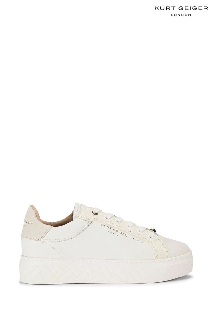 Buy Women s Trainers UK 6 EU 39 White Kurt Geiger London