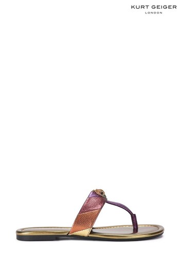 Kurt Geiger London Pink Kensington T-Bar Sandals (401461) | £139