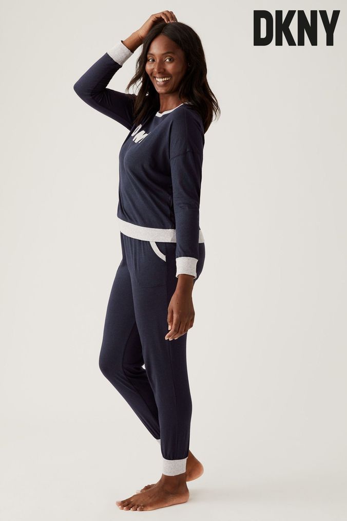 Dkny best sale fleece pyjamas