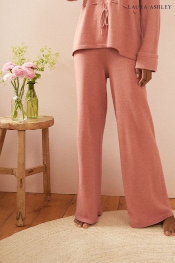 Laura Ashley Pink Wide Leg Lounge Co-ord Tommy Trousers (401651) | £38