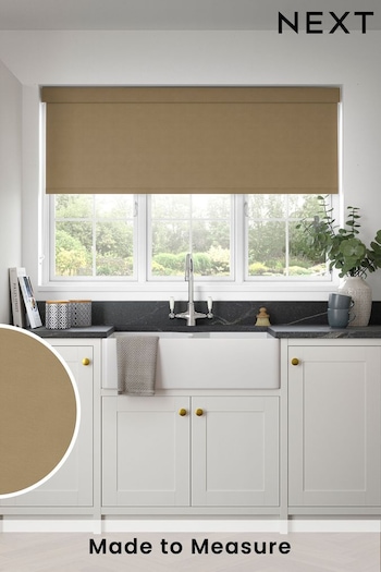 Wheat Natural Glow Made to Measure Roller Blind (401931) | £55