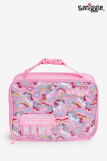 Smiggle Pink Wild Side Square Attach Id Lunch Box (402475) | £15