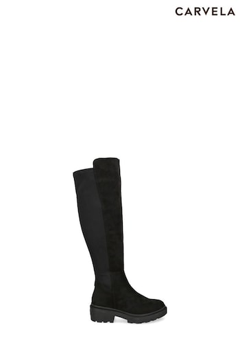 Carvela Dash 50/50 Black Boots Human (403148) | £119