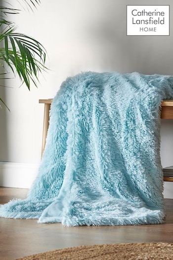 Catherine Lansfield Blue So Soft Cuddly Throw (403326) | £27