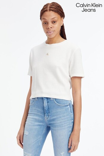 Calvin groot Klein Jeans K50K508208 Waffle T-Shirt (403443) | £45