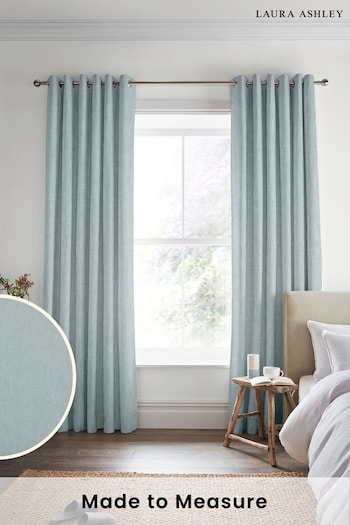 Laura Ashley Blue Easton Made to Measure Curtains (403481) | £91