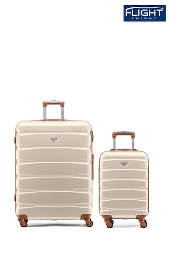 Set Of 2 Large Check-In & Small Carry-On Hardcase Travel Suitcase (403501) | £110