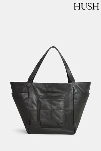 Hush Black Mariana Leather Tote Bag (403719) | £140