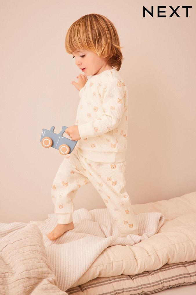 Buy Boys Pyjamas Cream Childrenswear Nightwear Online Next UK