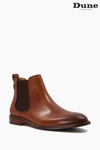 Dune London Character Leather Chelsea plus Boots (404418) | £125