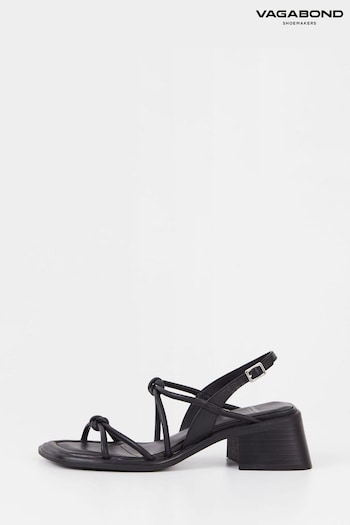Vagabond Ines Knot Black Sandals (405729) | £100