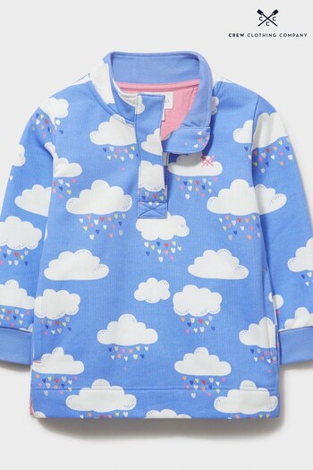 Crew Clothing Company Blue Cotton Casual Sweatshirt (405781) | £28 - £36