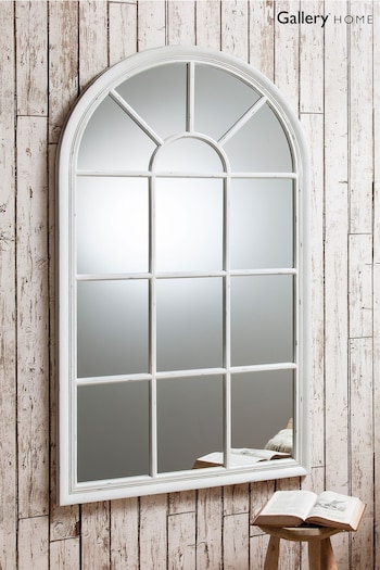 Gallery Home White Falsaw Mirror (405806) | £135