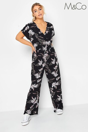 M&Co Black Wrap Jumpsuit (406177) | £42