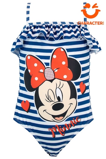 Character Blue Girls Disney Minnie Mouse Licensing Swimsuit (406195) | £14