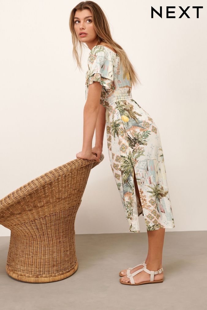 Buy Women s Summer Dress Floral Beachwear Online Next UK