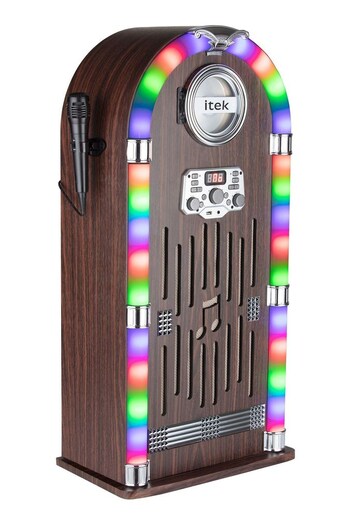 iTek Brown Floorstanding Karaoke Jukebox (406494) | £100