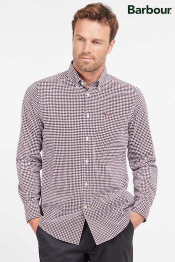 Barbour® Red Padshaw Gingham Check Shirt (406790) | £65