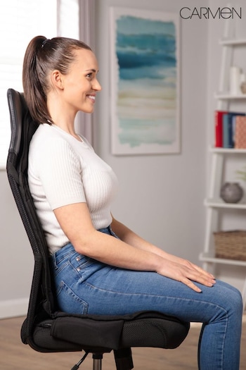 Carmen Black Massage Vibration Seat Cushion (406804) | £40
