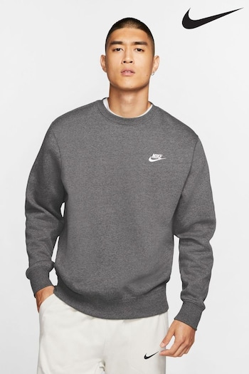 Nike Charcoal Club Crew Sweatshirt (406808) | £50