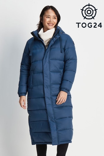 Tog 24 Womens Cautley Long Padded Blue Jacket (407041) | £89