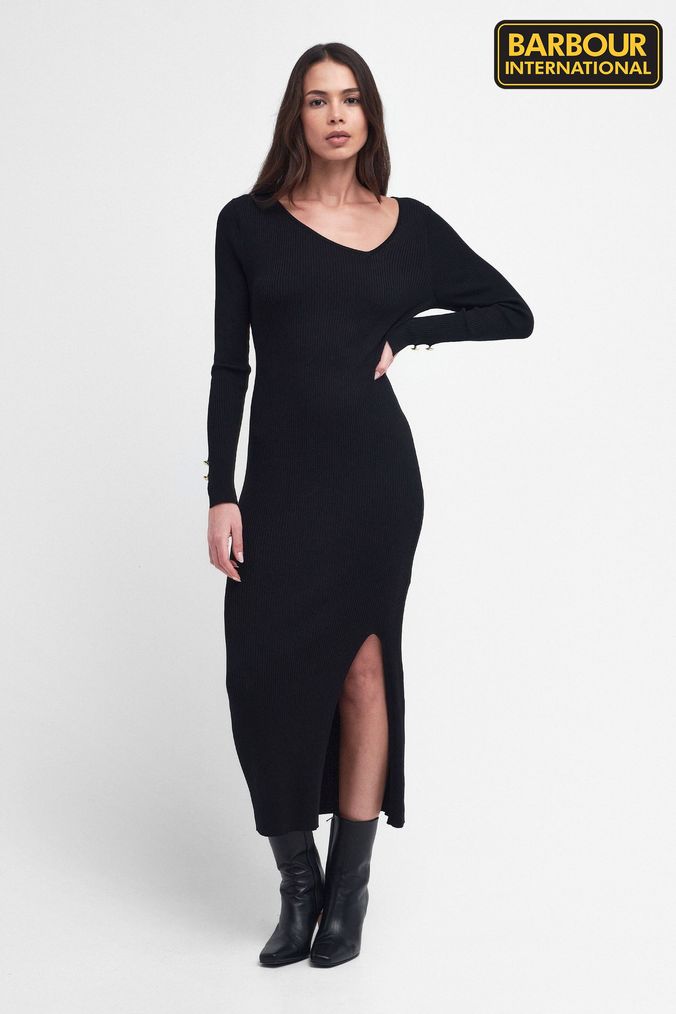 Barbour dress Black top