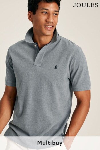 Joules Woody Grey Classic Fit Polo storage Shirt (407115) | £29.95