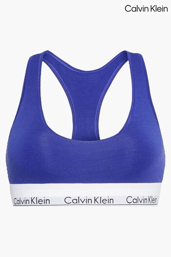 Calvin Preston Klein Blue Modern Cotton Bralette (407214) | £35