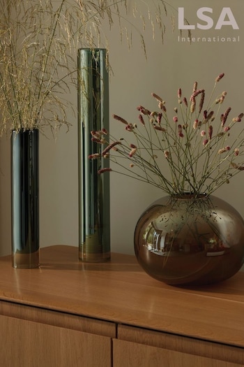 LSA International Orange Epoque Vase H18cm (407230) | £75