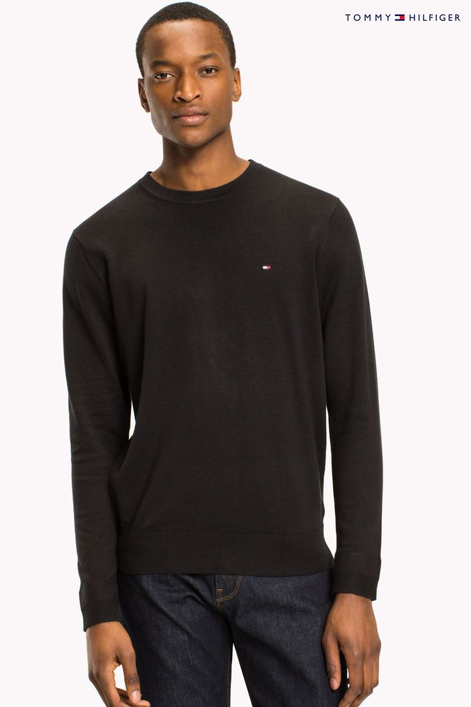 Grey tommy best sale hilfiger jumper