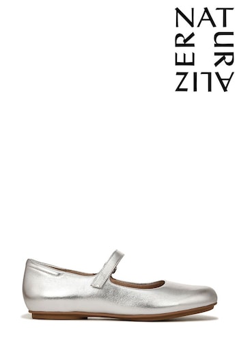 Naturalizer Silver Maxwell Mj Mary Janes Leather Shoes balance (407658) | £100