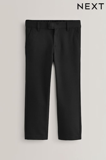 Black Regular Waist School Formal Slim Leg Trousers (3-17yrs) (407688) | £9 - £18