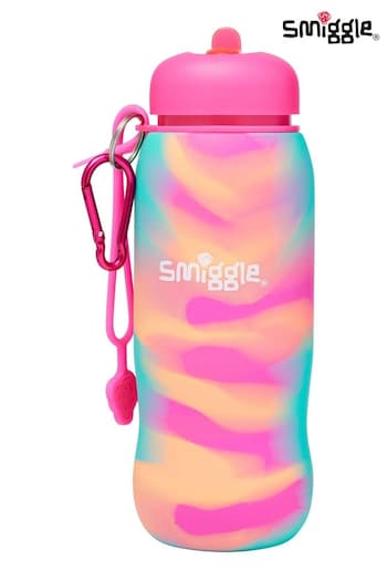 Smiggle Pink Vivid Silicone Roll Up Drink Bottle (407697) | £15